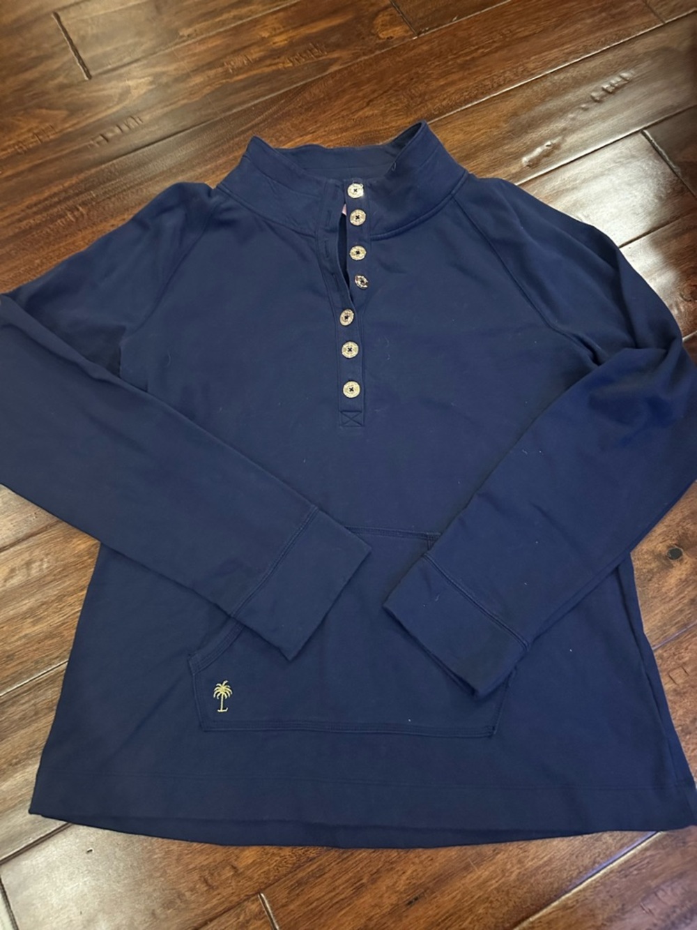 Lilly Pulitzer Navy Blue Popover
